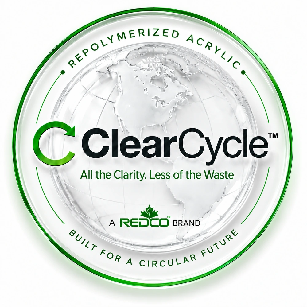 Emblème ClearCycle™ Acrylic